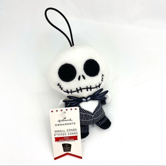 Hallmark Nightmare Before Christmas Jack Skellington Small Stars Plush Ornament - Picture 2 of 7
